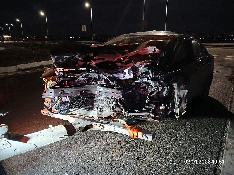 nocna kolizja - pomoc drogowa